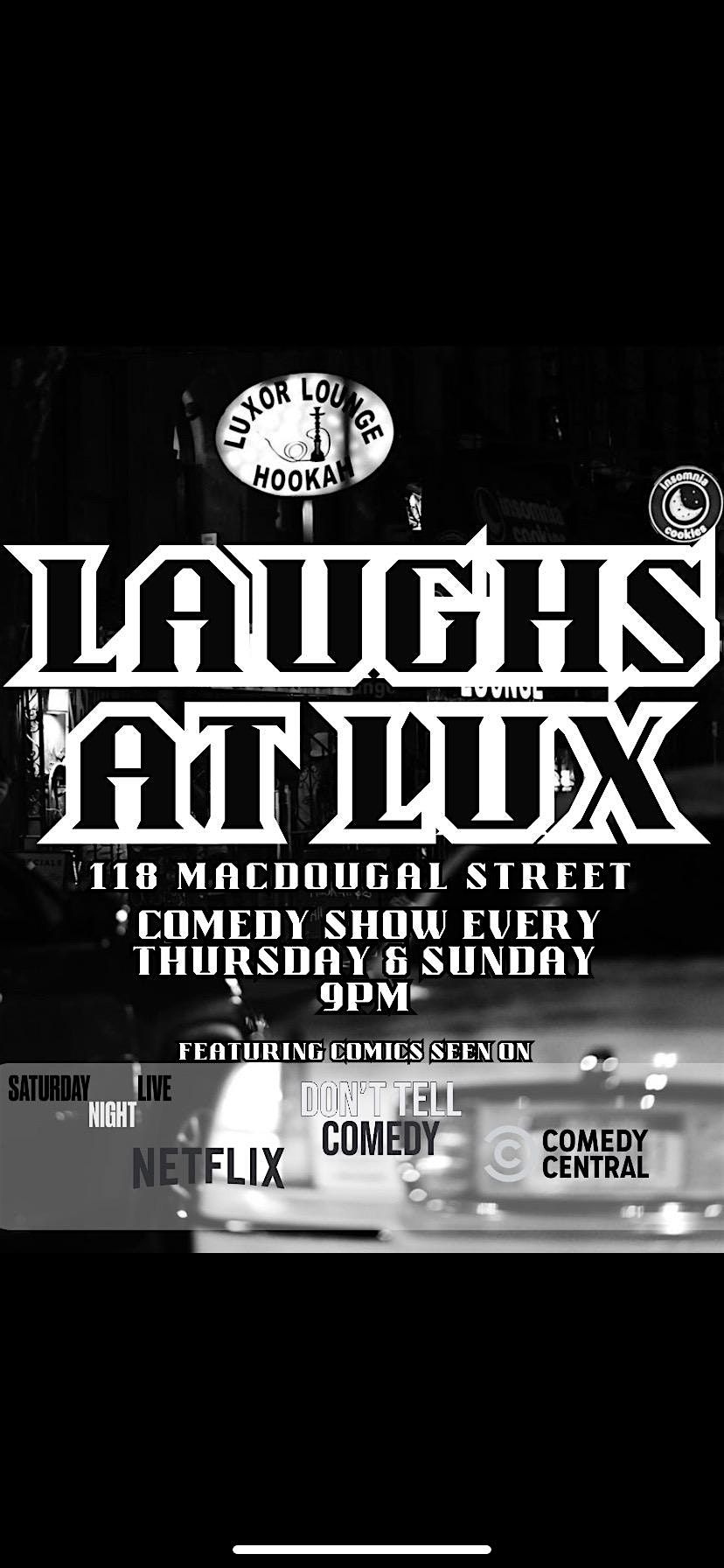 Laughs at Lux | Event in New York | AllEvents