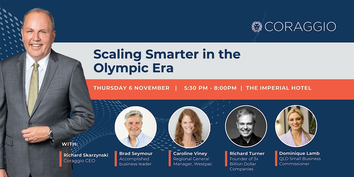 Scaling Smarter in the Olympic Era, 6 November | Event in Main Beach | AllEvents