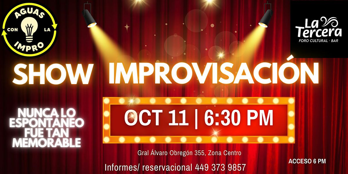 Show de improvisación en la Tercera Foro Cultural, 11 October | Event in Aguascalientes | AllEvents