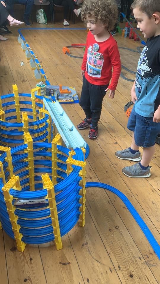 Train and track play, Hertford, Hertfordshire, December 13 2022