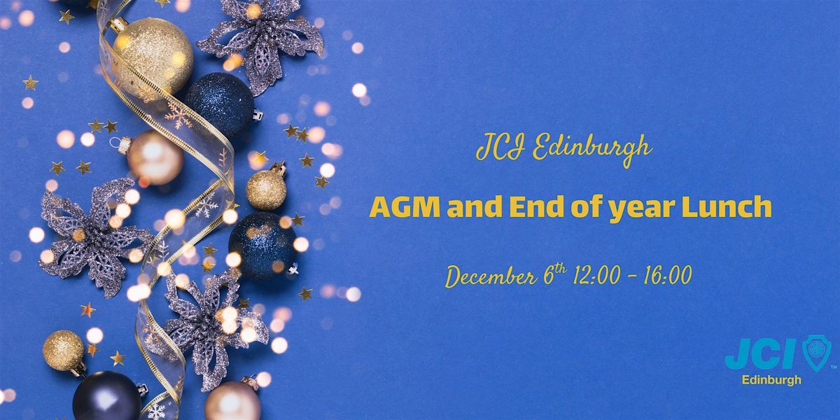 JCI Edinburgh AGM and Lunch, 6 December | Event in Edinburgh | AllEvents