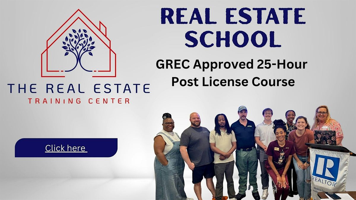 GREC Approved 25 Hour Post License Course, 7 January | Event in Macon | AllEvents