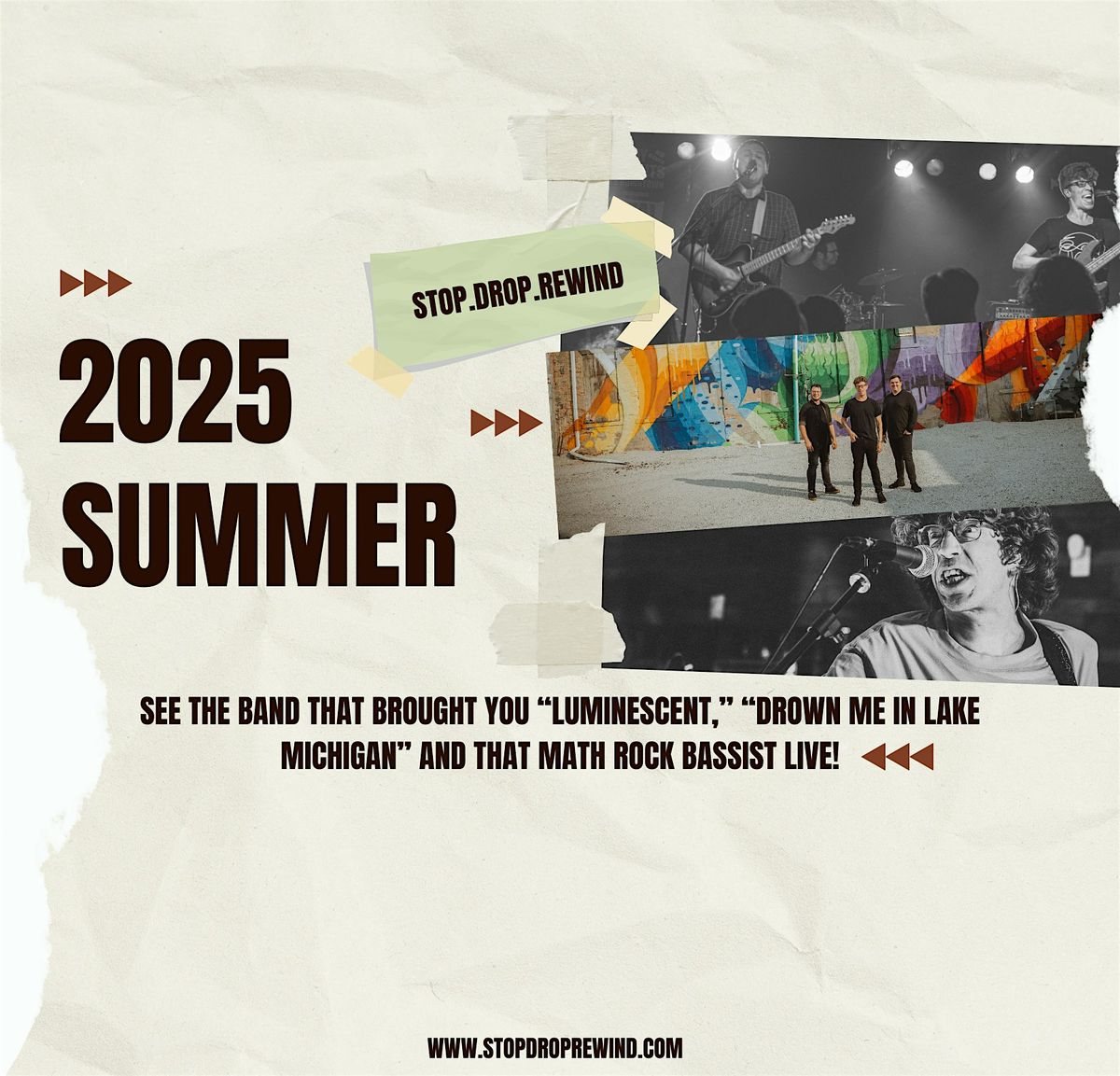 stop.drop.rewind, 31 July | Event in Madison | AllEvents