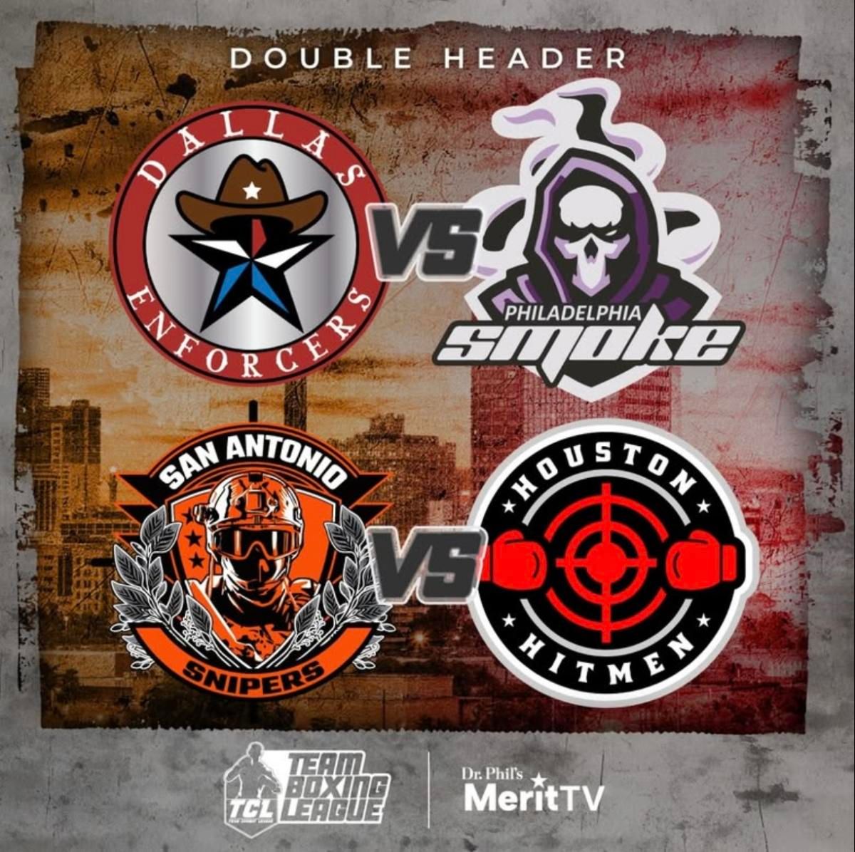 Team Combat League - Dallas vs Philadelphia and SA vs Houston at Boeing Center at Tech Port, 6 June | AllEvents
