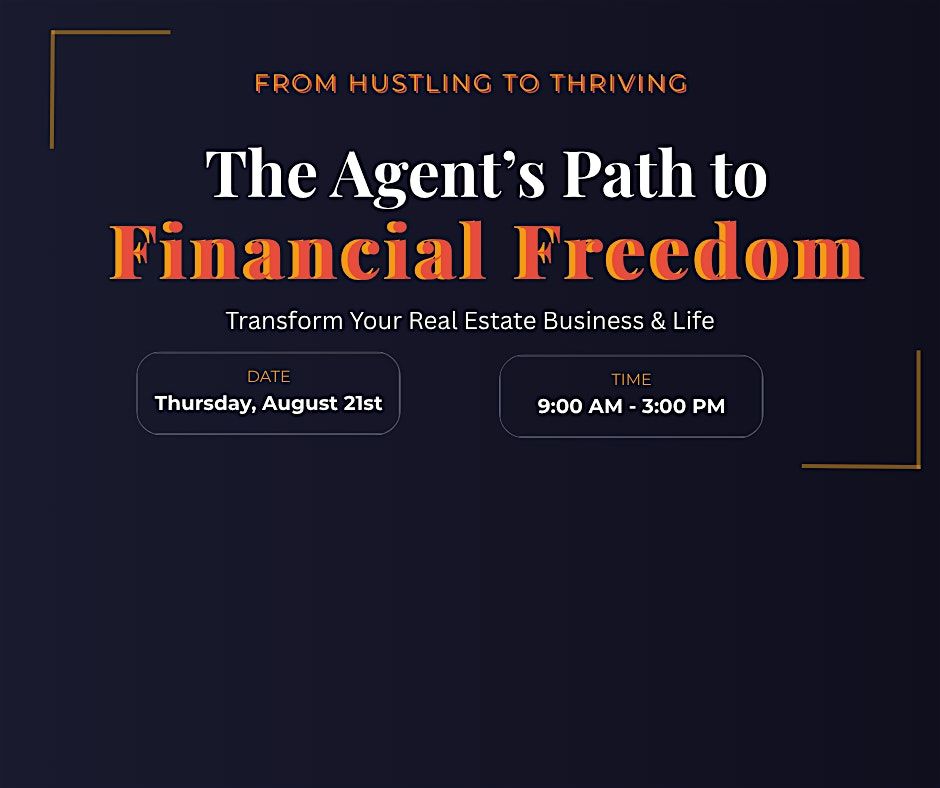 Hustling to Thriving: Agent’s Path to Financial Freedom with Krista Ales, 21 August | Event in Houston | AllEvents