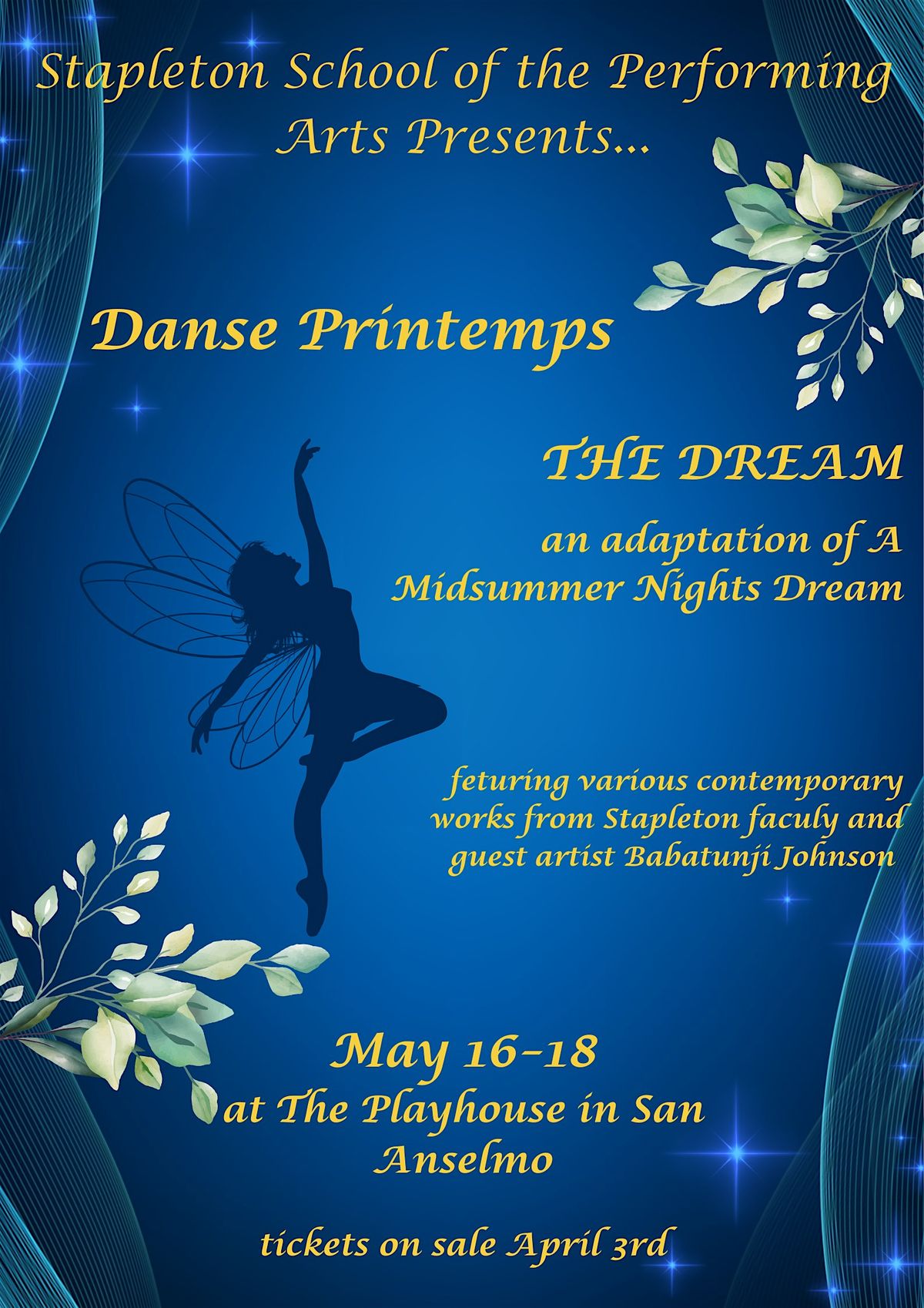 Spring Dance Concert 2025, 17 May | Event in San Anselmo | AllEvents