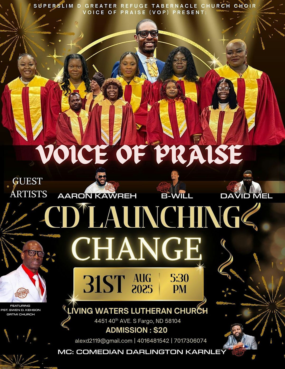 GRTMI CD LAUNCHING, 31 August | Event in Fargo | AllEvents