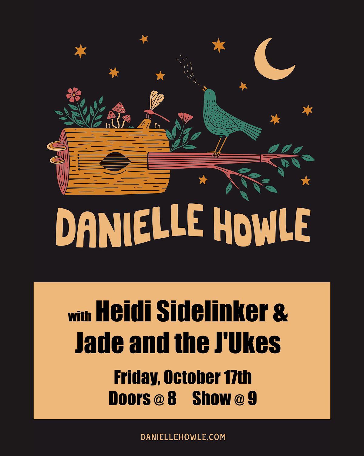 Jade and the J'Ukes | Danielle Howle | Heidi Sidelinker, 17 October | Event in Charlotte | AllEvents