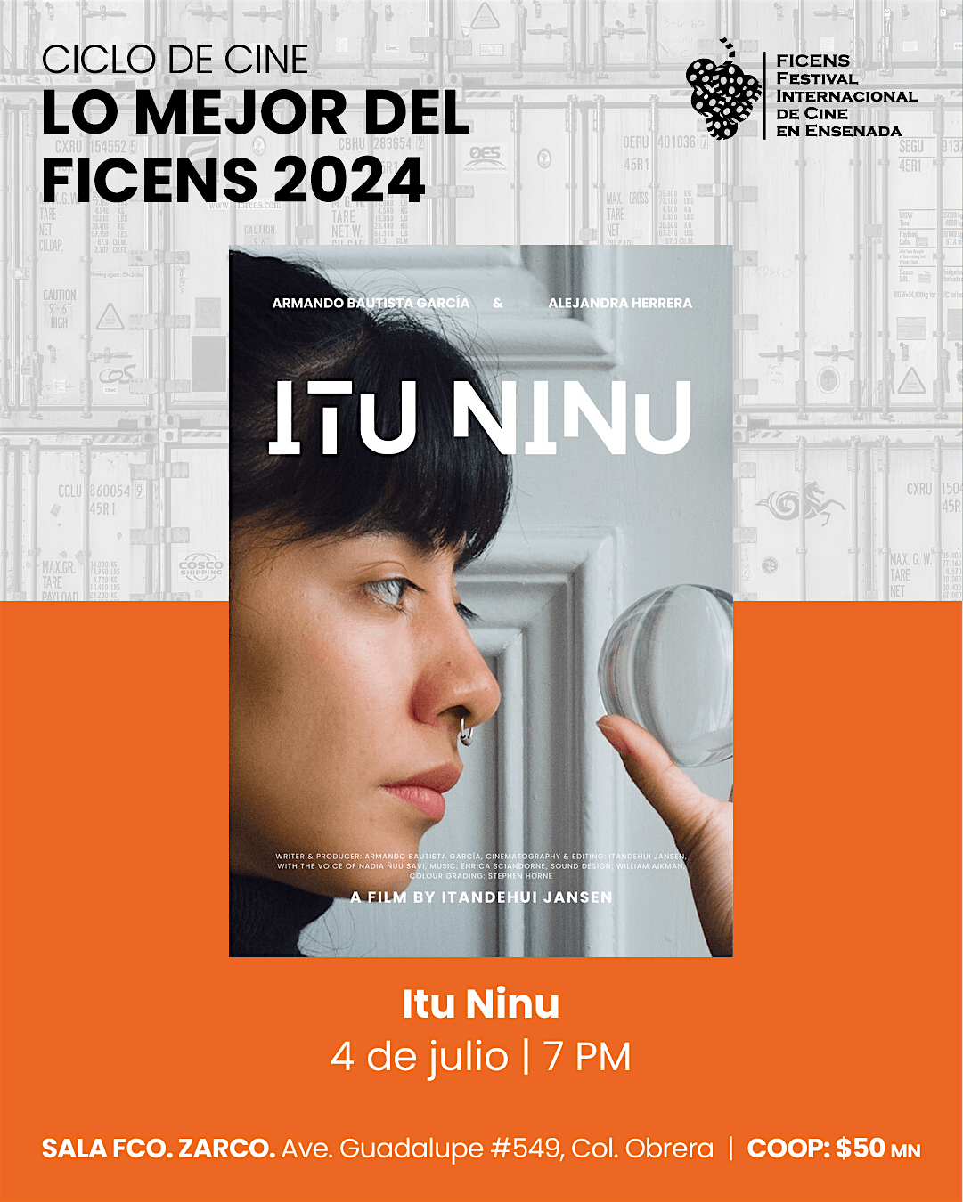 Itu Ninu - Lo mejor del FICNES 2024, 4 July | Event in Ensenada | AllEvents
