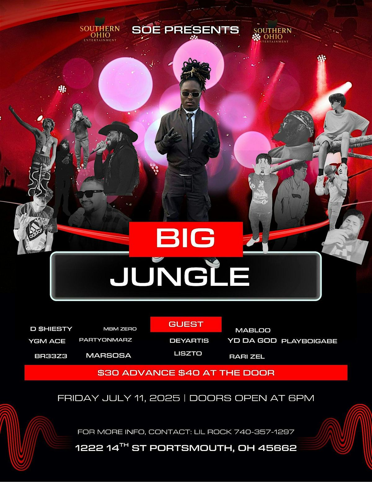 Big Jungle w/ Br33z3, ACE, Marsosa, MBM Zer0 and SOE LIVE, 11 July | Event in Portsmouth | AllEvents
