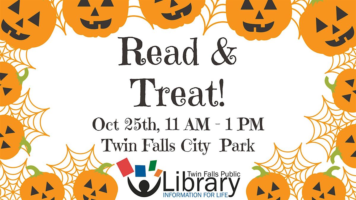 Read & Treat, 25 October | Event in Twin Falls | AllEvents