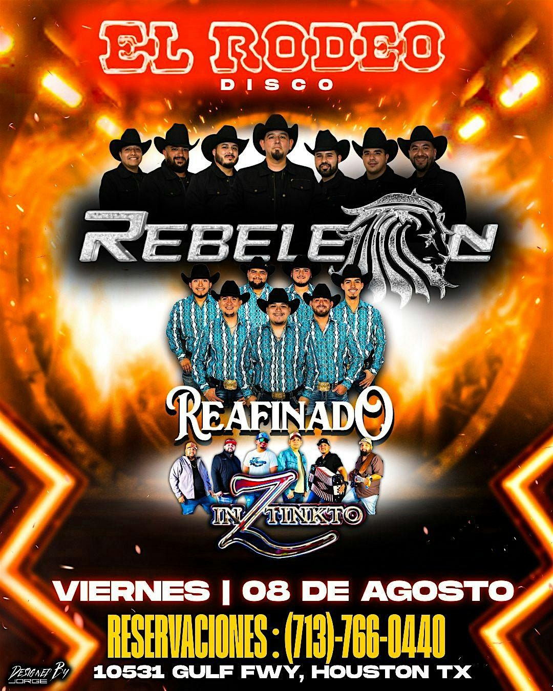 Grupo Rebeleon, Reafinado, Inztinkto, 8 August | Event in Houston | AllEvents