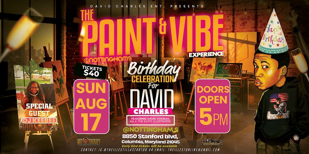 The Paint and Vibe Experience, 17 August | Event in Columbia | AllEvents
