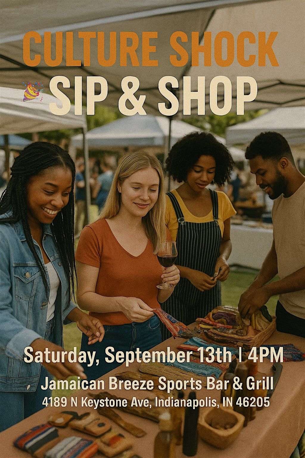CULTURE SHOCK: SIP & SHOP  Pop-Up & Shop at DWANI FEST!, 13 September | Event in Indianapolis | AllEvents