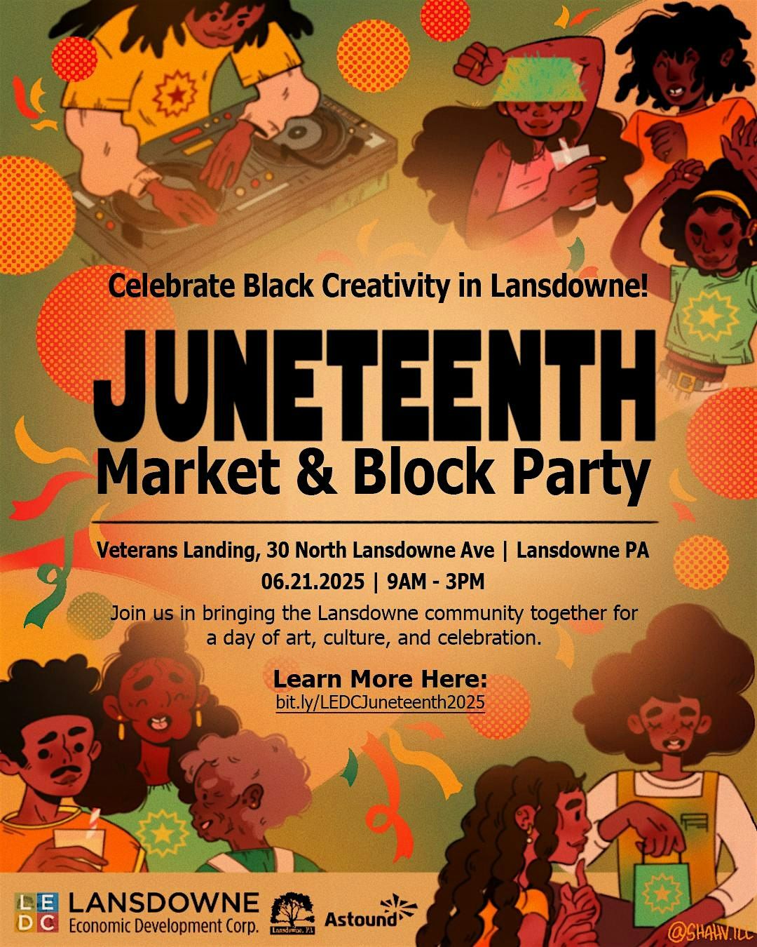 Juneteenth Market & Block Party, 21 June | Event in Lansdowne | AllEvents