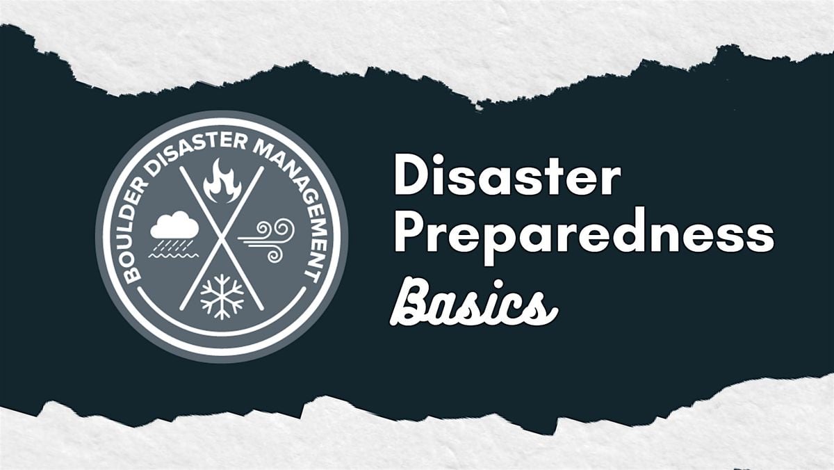 Disaster Preparedness Basics, 9 September | Event in Boulder | AllEvents