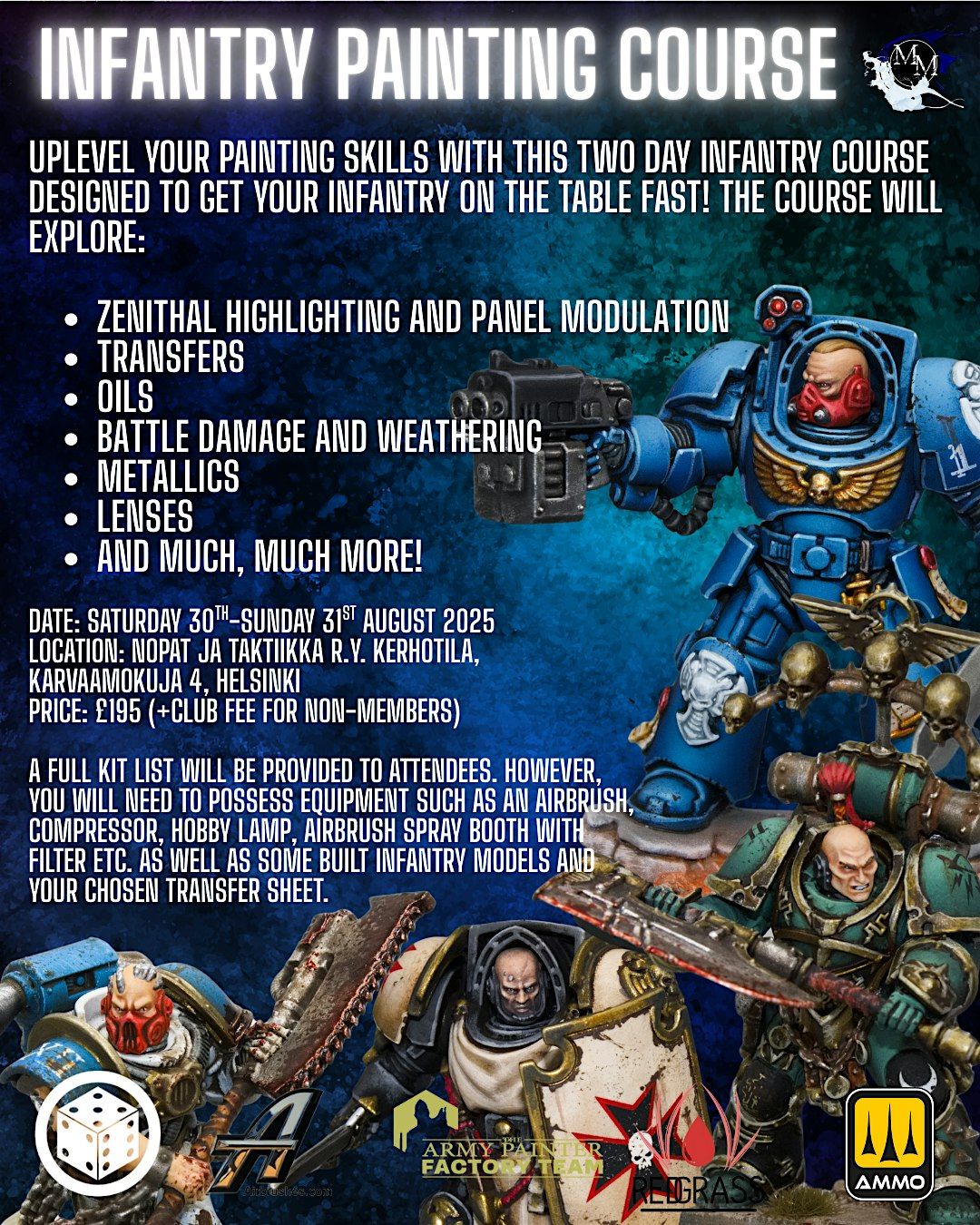INFANTRY PAINTING COURSE WITH MEDDERS' MINIATURES (Finland - Helsinki), 30 August | Event in Helsinki | AllEvents