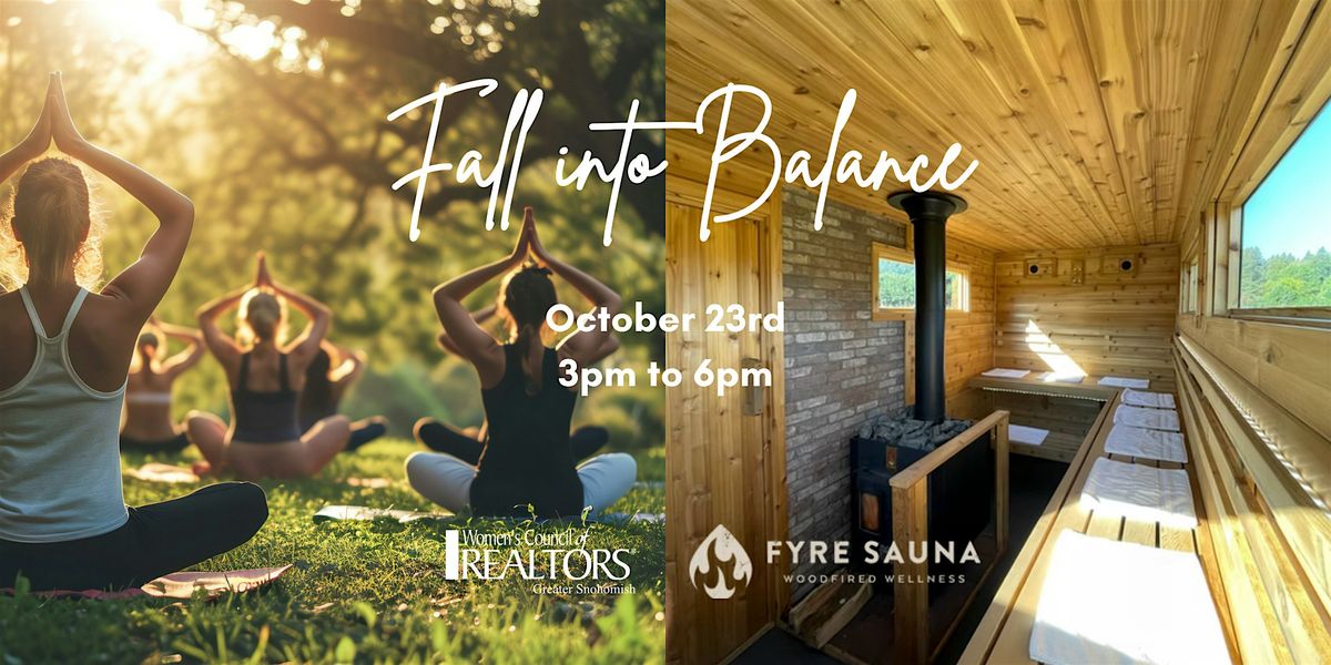 Fall into Balance, 23 October | Event in Redmond | AllEvents