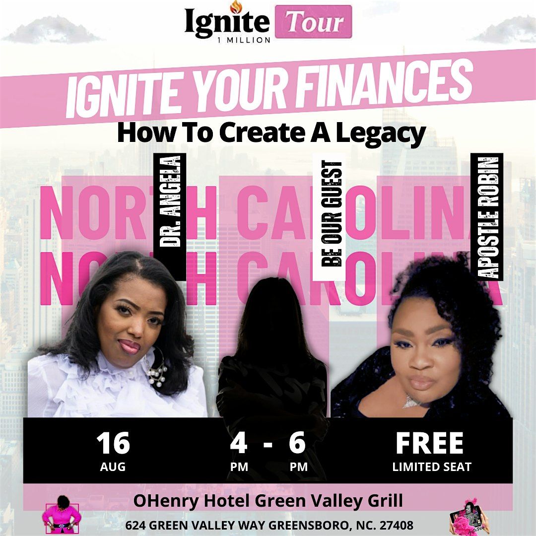 Create A Legacy: Greensboro, 16 August | Event in Greensboro | AllEvents