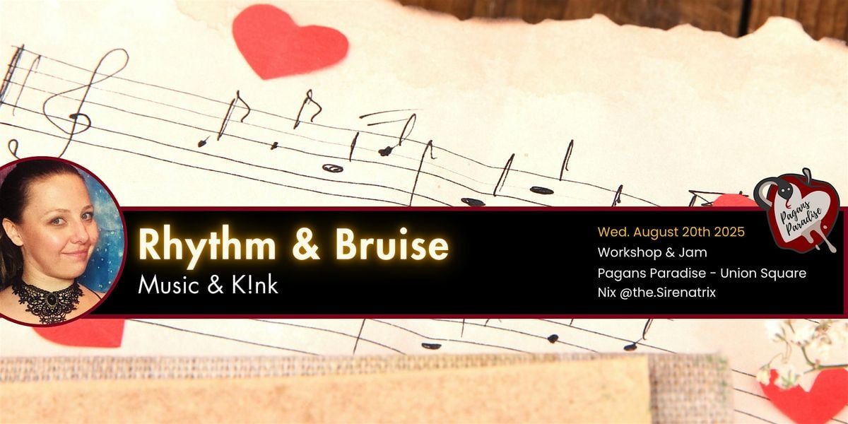 Rhythm & Bruise: Music & K!nk, 20 August | Event in New York | AllEvents