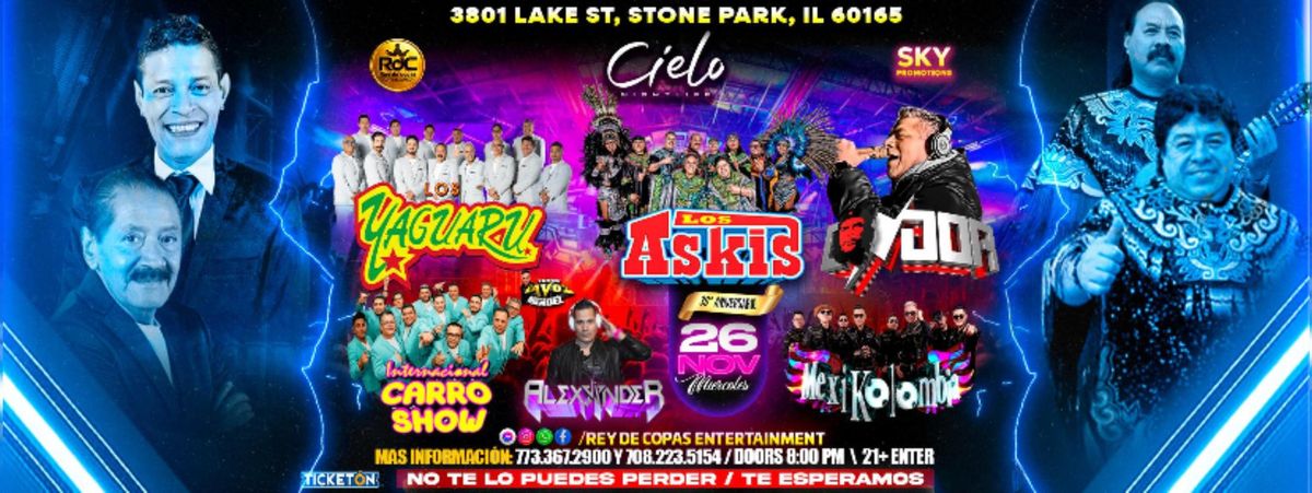 LOS ASKIS, SONIDO CÓNDOR & MÁS | Event in Stone Park | AllEvents