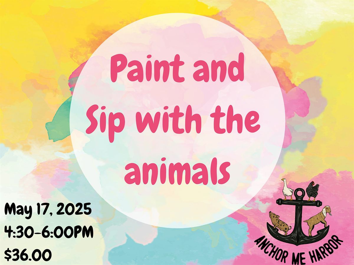 Paint and Sip with the Animals, 17 May | Event in Windsor | AllEvents