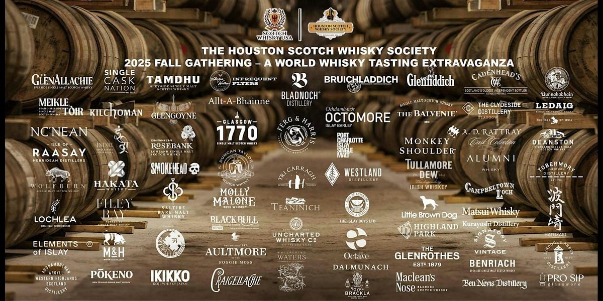 2025 Fall Gathering - A World Whisky Tasting Extravaganza, 18 October | Event in Houston | AllEvents