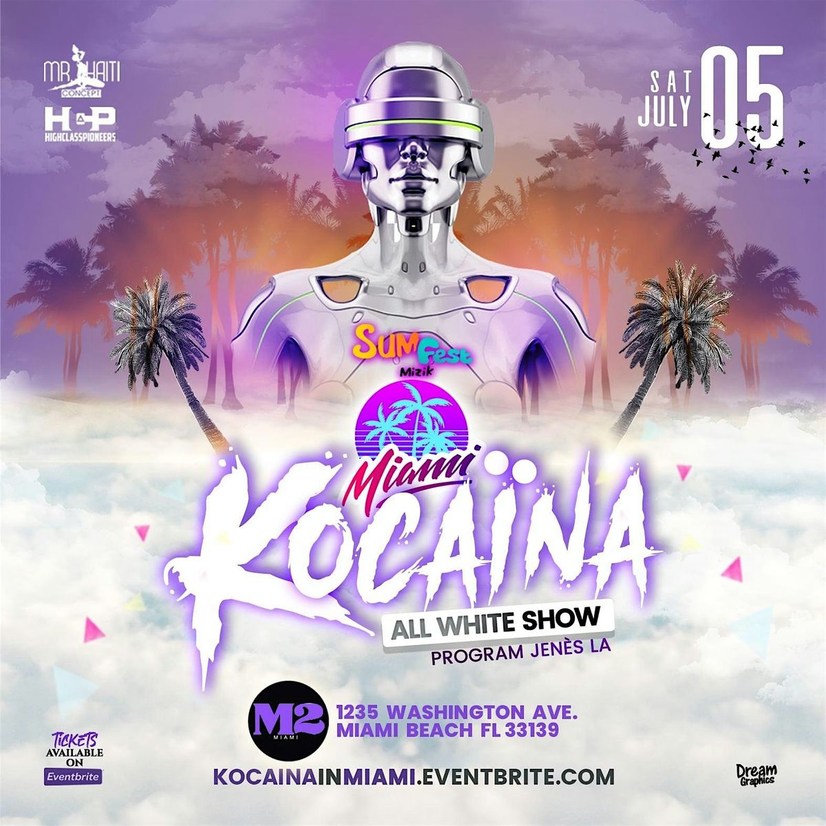 Kocaïna in Miami, 5 July | Event in Miami Beach | AllEvents