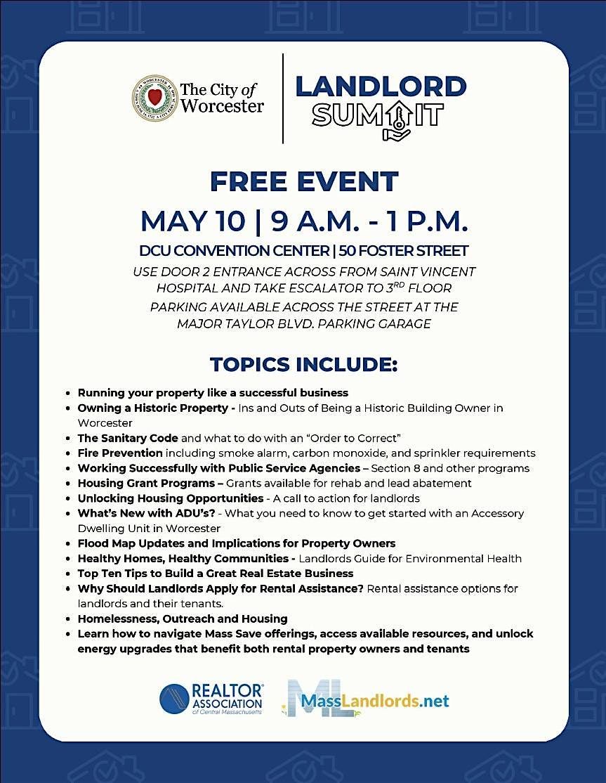 2025 Worcester Landlord Summit, 10 May | Event in Worcester | AllEvents