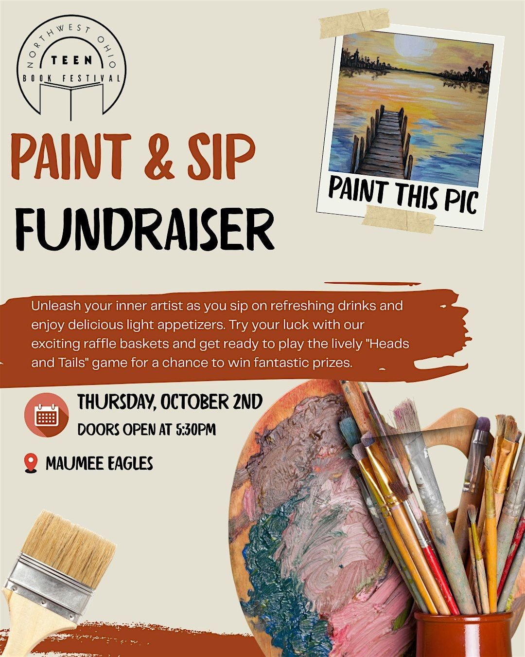 Paint & Sip, 2 October | Event in Maumee | AllEvents