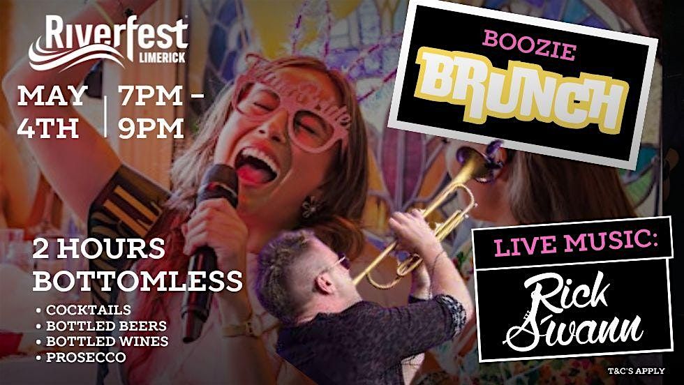 BOOZIE BRUNCH | RIVERFEST WEEKEND | Event in Limerick | AllEvents