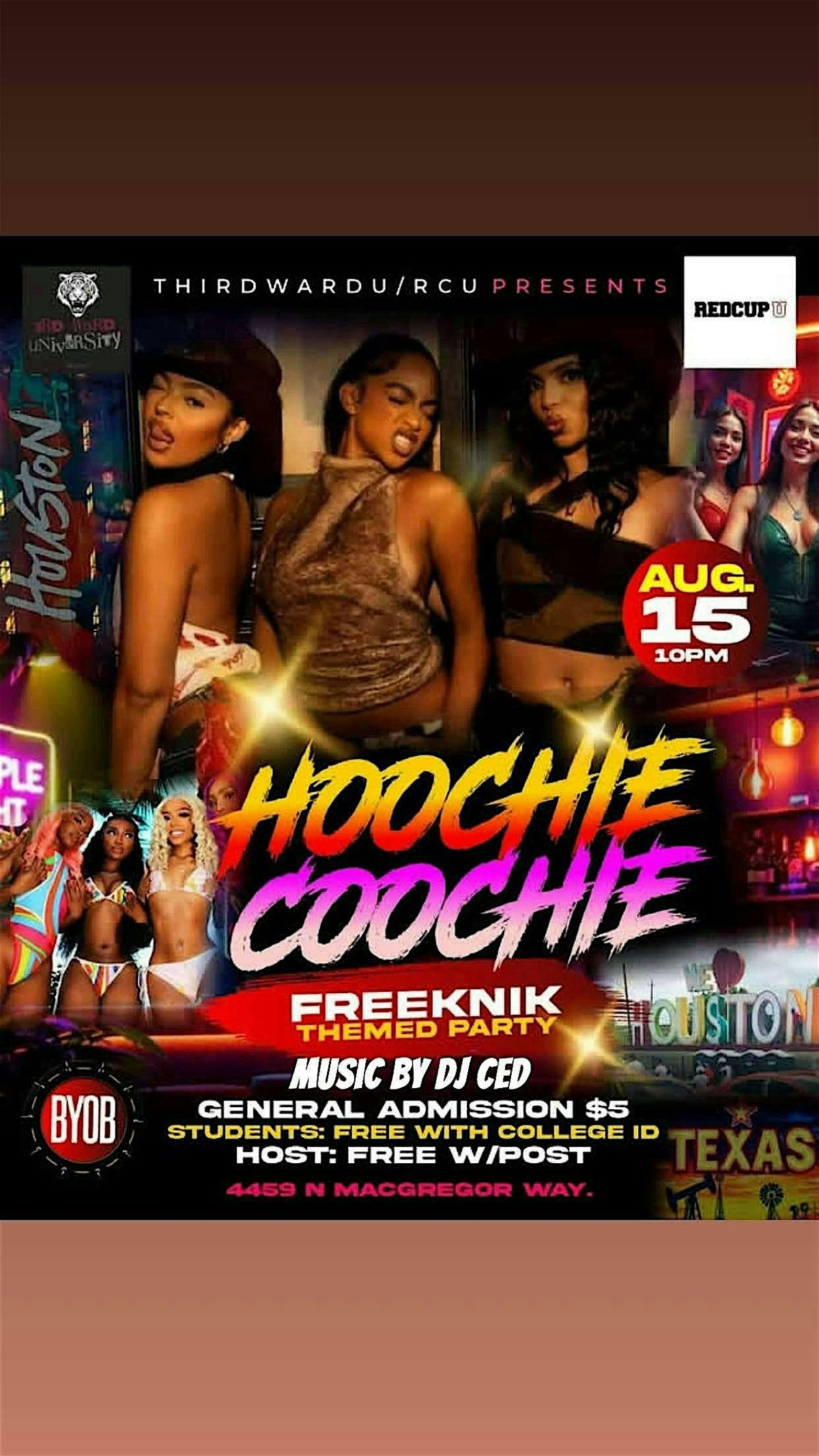 Freeknik: “The Move In”☄️, 15 August | Event in Houston | AllEvents