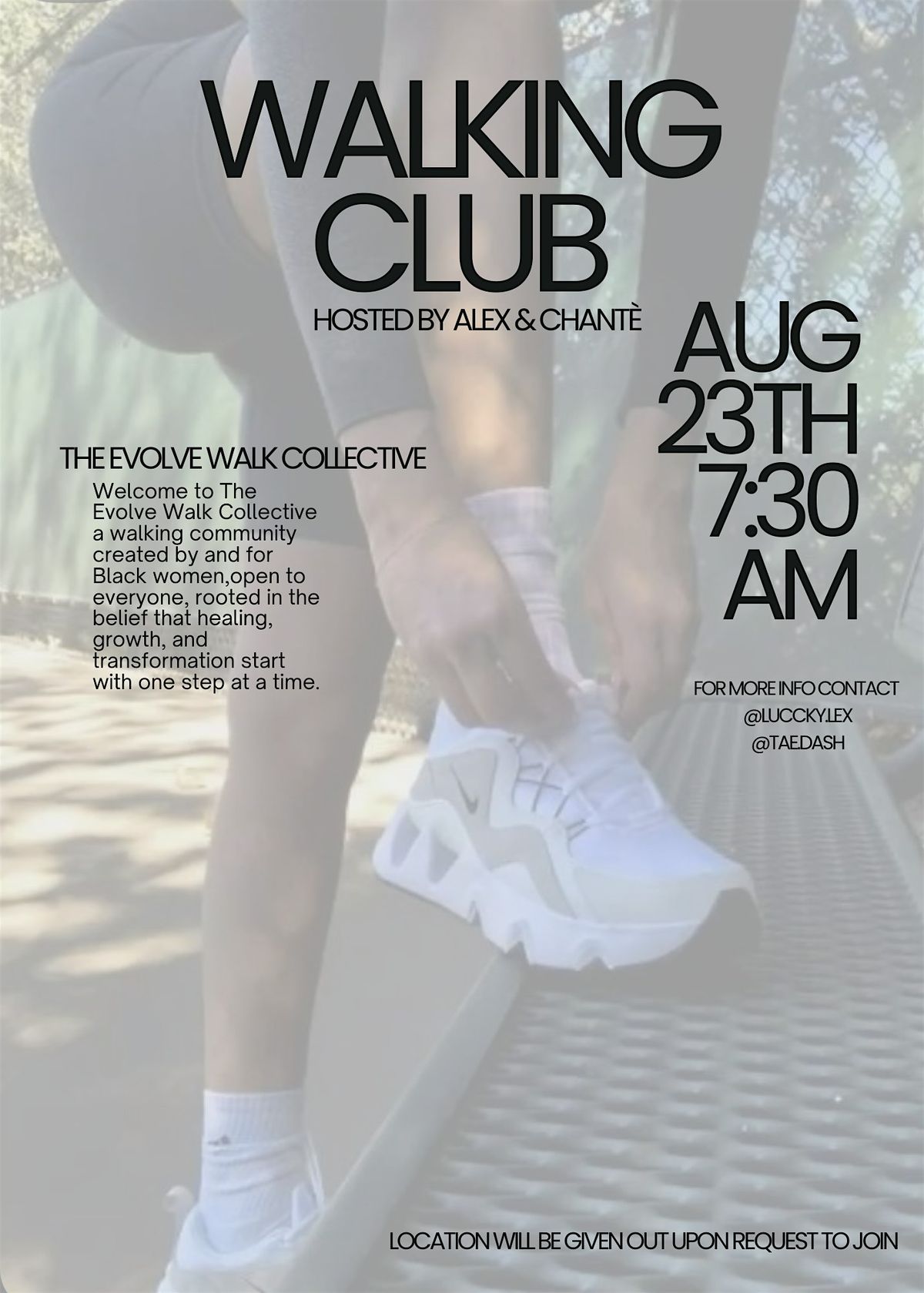 The Evolve Walk Collective, 23 August | Event in Palmdale | AllEvents