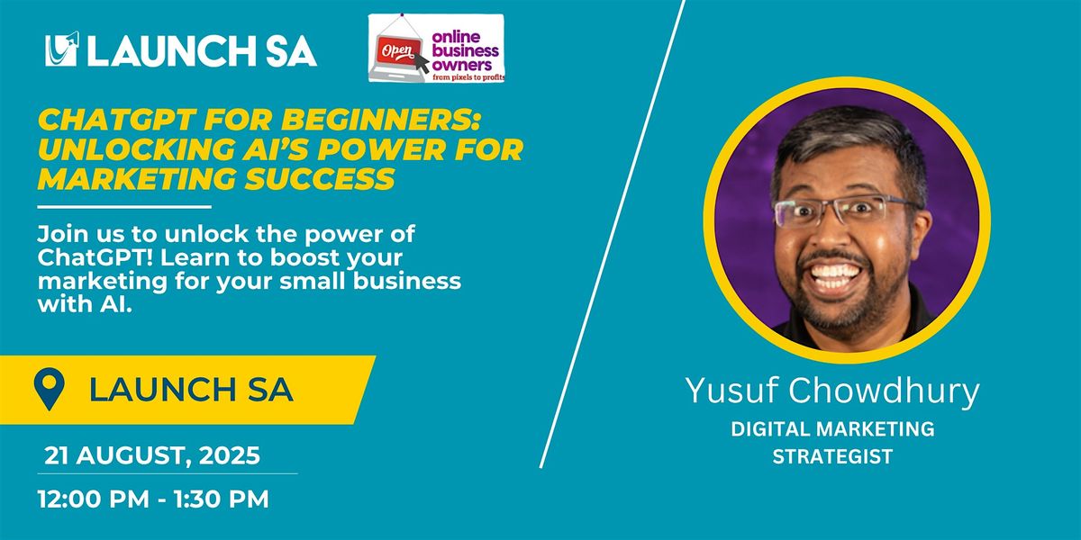 ChatGPT for Beginners: Unlocking AI’s Power for Marketing Success, 21 August | Event in San Antonio | AllEvents