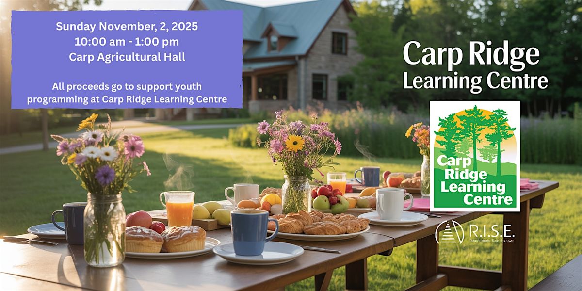 Carp Ridge Learning Centre Wild Brunch, 2 November | Event in Ottawa | AllEvents