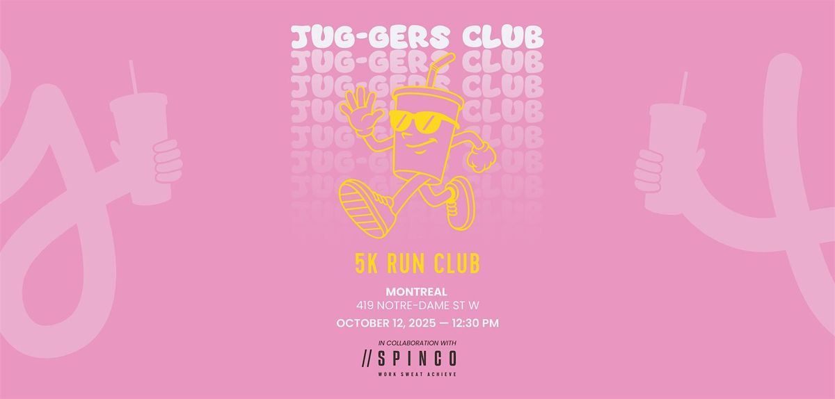 JUG-GERS - 5K RUN, 12 October | Event in Montréal | AllEvents