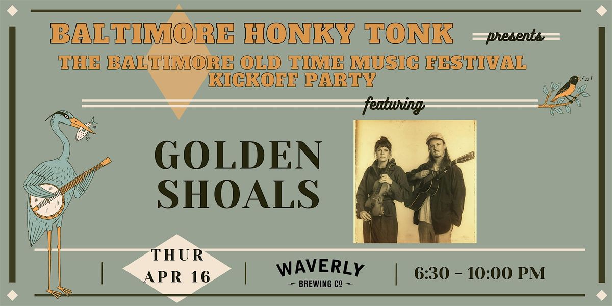 B'more Honky Tonk presents: Baltimore Old Time Music Festival Kickoff Party, 16 April | Event in Baltimore