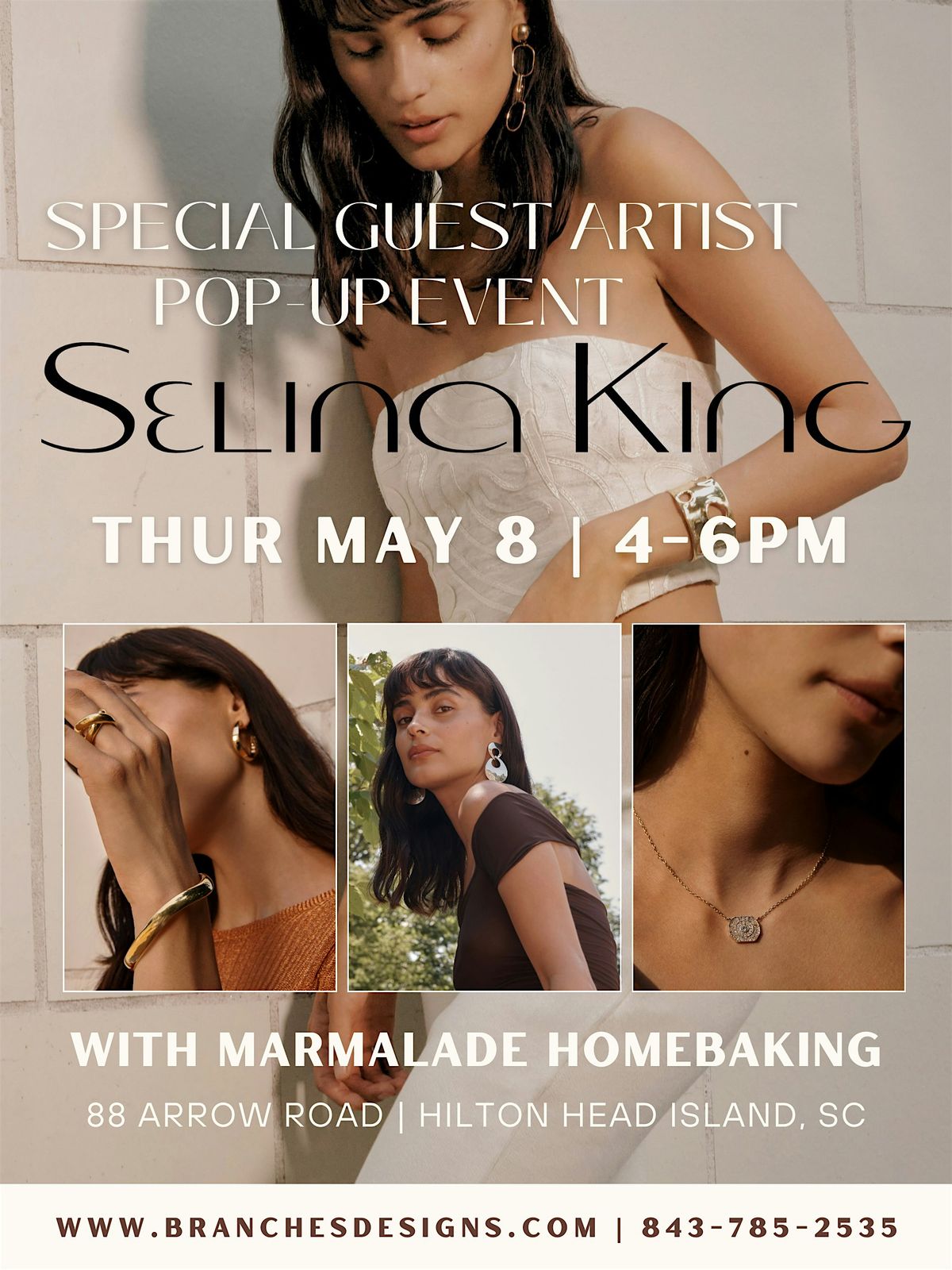 Guest Artist Pop-Up at Branches: Selina King Jewelry, 8 May | Event in Hilton Head Island | AllEvents