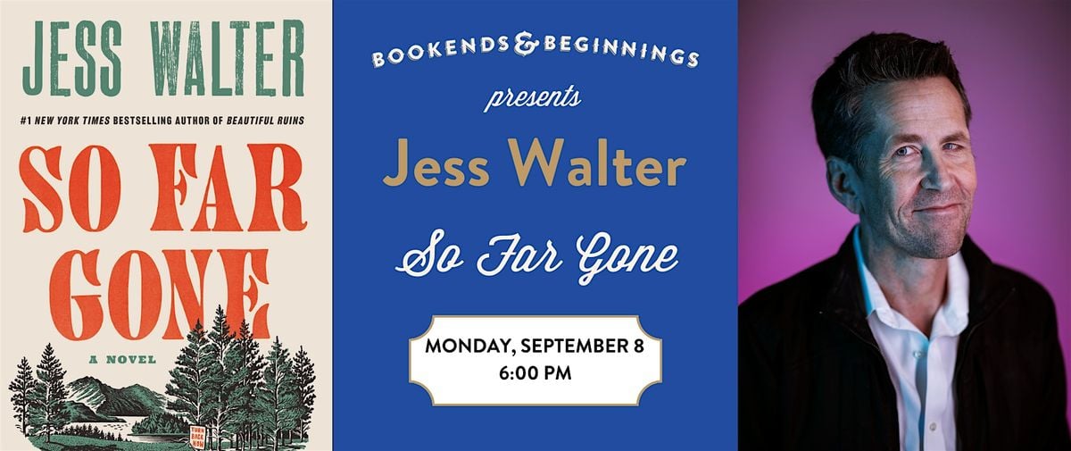 Jess Walter: "So Far Gone", 8 September | Event in Evanston | AllEvents
