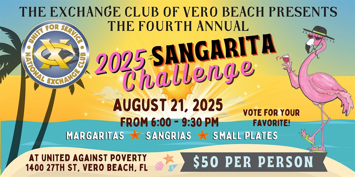 4th Annual Sangarita Challenge 2025, 21 August | Event in Vero Beach | AllEvents