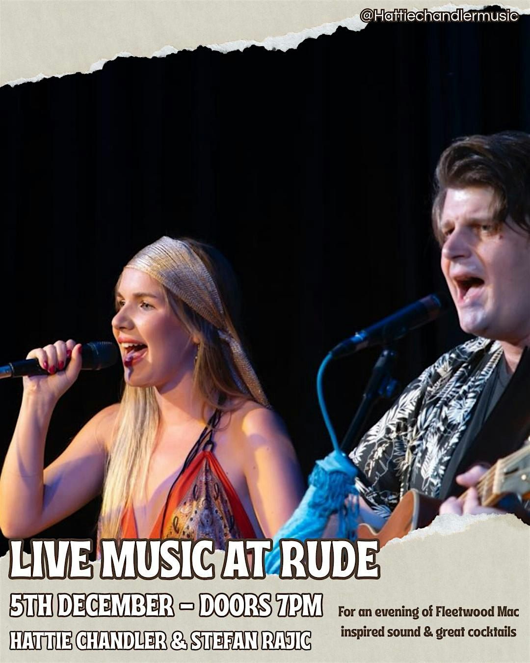 Live Music with Hattie Chandler and Stefan Rajic, 5 December | Event in Park Gate | AllEvents