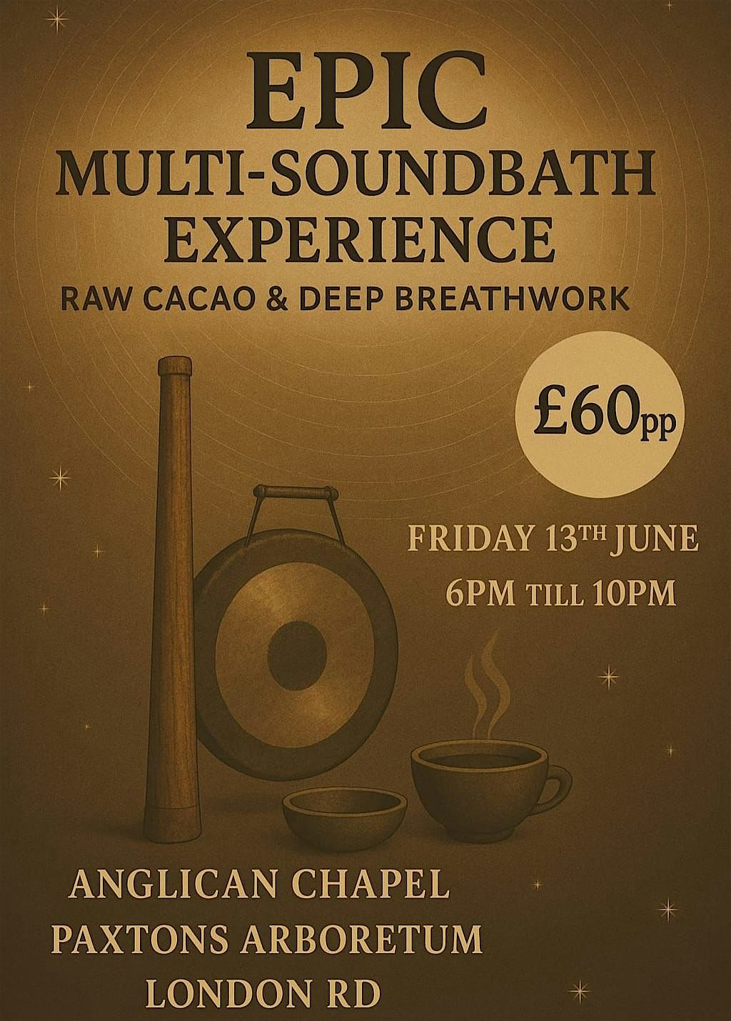 Epic Multi-Sound-Bath, Raw Cacao & Breathwork Experience, 13 June | Event in Coventry | AllEvents