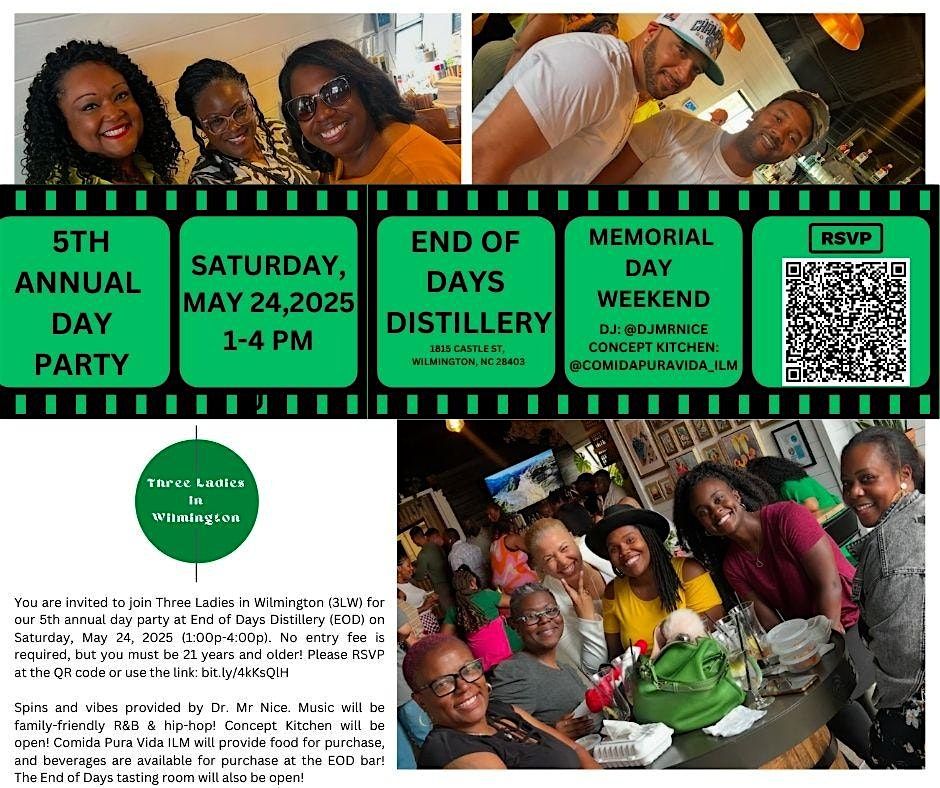 5th Annual 3LW Day Party, 24 May | Event in Wilmington | AllEvents