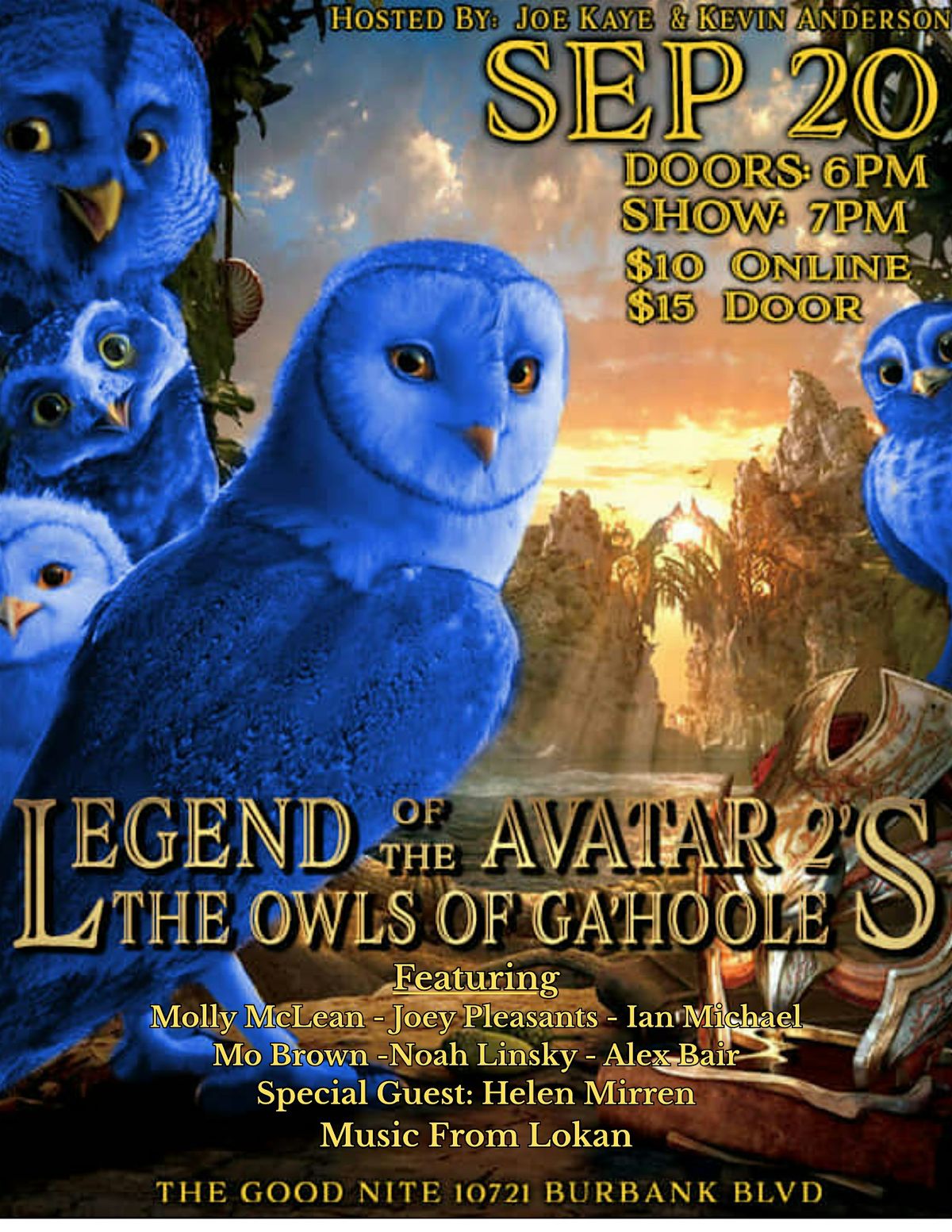 Film Golden Boy Hulu Legend Of The Avatar 2s: The Owls Of GaHoole