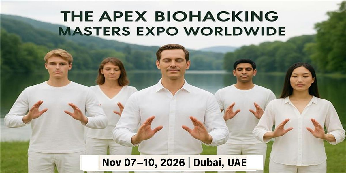 Apex Biohacking Masters Expos in Dubai, UAE, 7 November | Event in Dubai | AllEvents