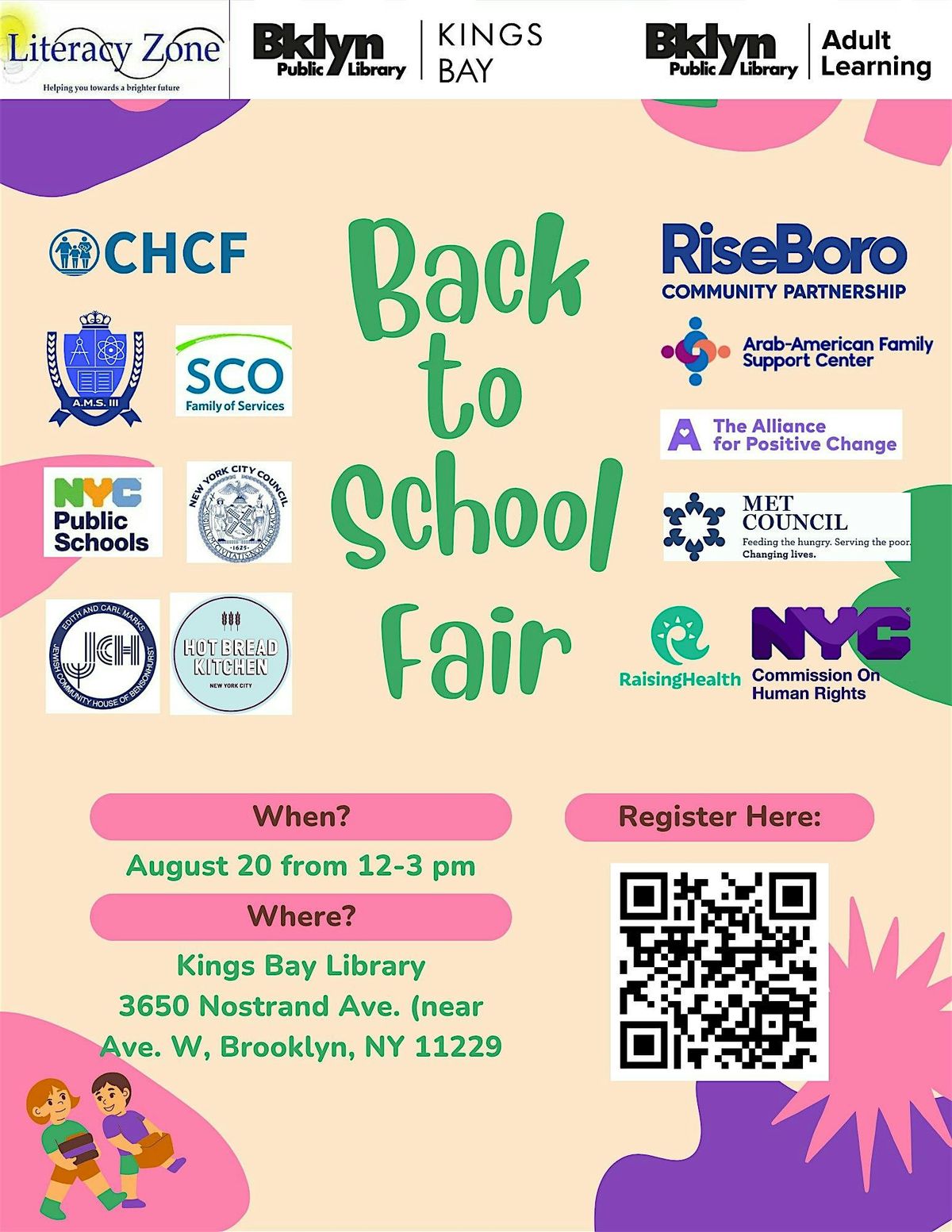 Back to School Fair, 20 August | Event in Brooklyn | AllEvents