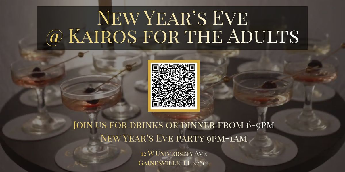 New Years Eve Party- Dinner & Drinks!