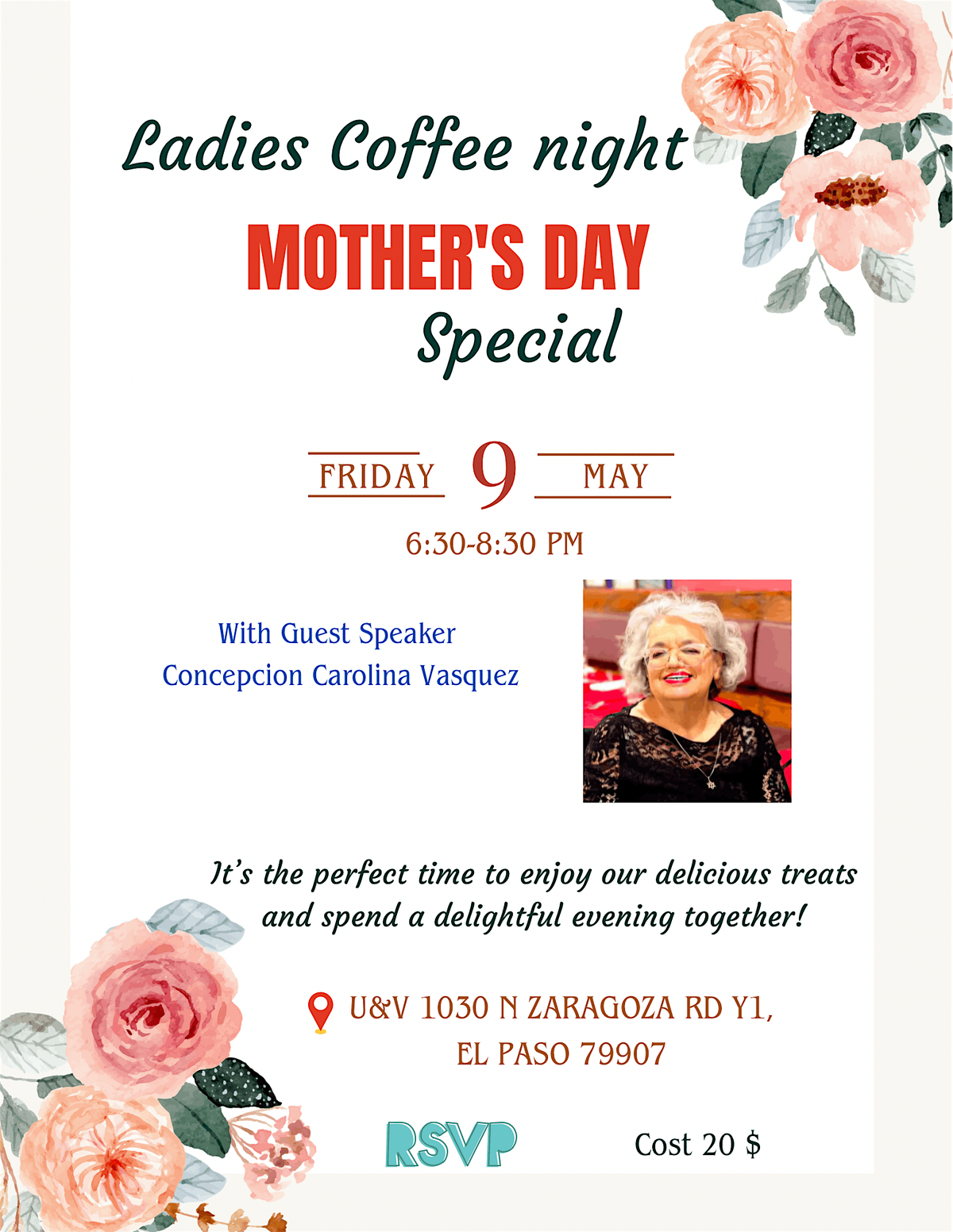 Ladies Coffee Night - Mother's Day Special | Event in El Paso | AllEvents