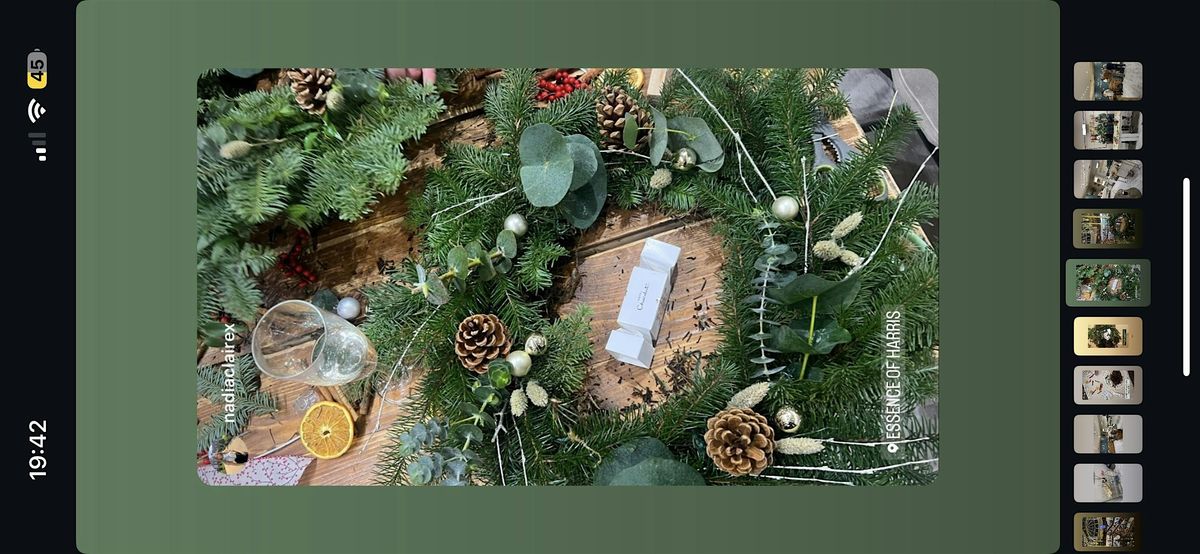 Christmas Wreath Making Workshop, 29 November | Event in Glasgow | AllEvents