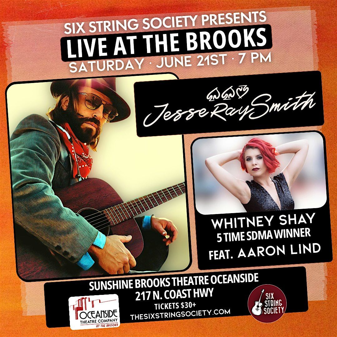 Jesse Ray Smith Band along with the Whitney Shay Duo!, 21 June | Event in Oceanside | AllEvents